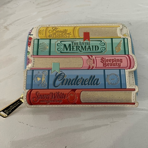 Loungefly Handbags - Loungefly Disney Book Stack Wallet - Multicolor